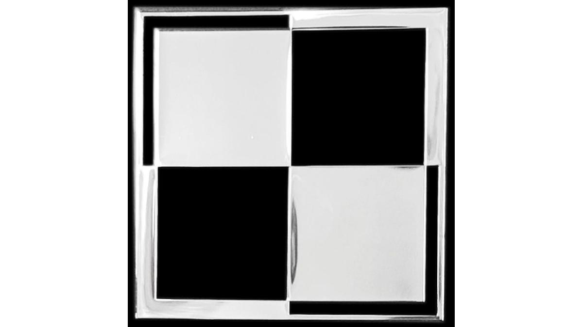 Autocollant+Nickel+%27Chequer%27+-+50x50mm